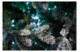 Ель искусственная заснеженная с вплетенной гирляндой Crystal Trees Габи 180 см, зеленая