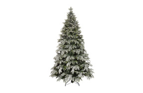 Ель заснеженная Crystal Trees Гарда 180 см, зеленая