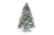 Ель искусственная с вплетенной гирляндой Crystal Trees Мольвено в снегу 155 см, зеленая