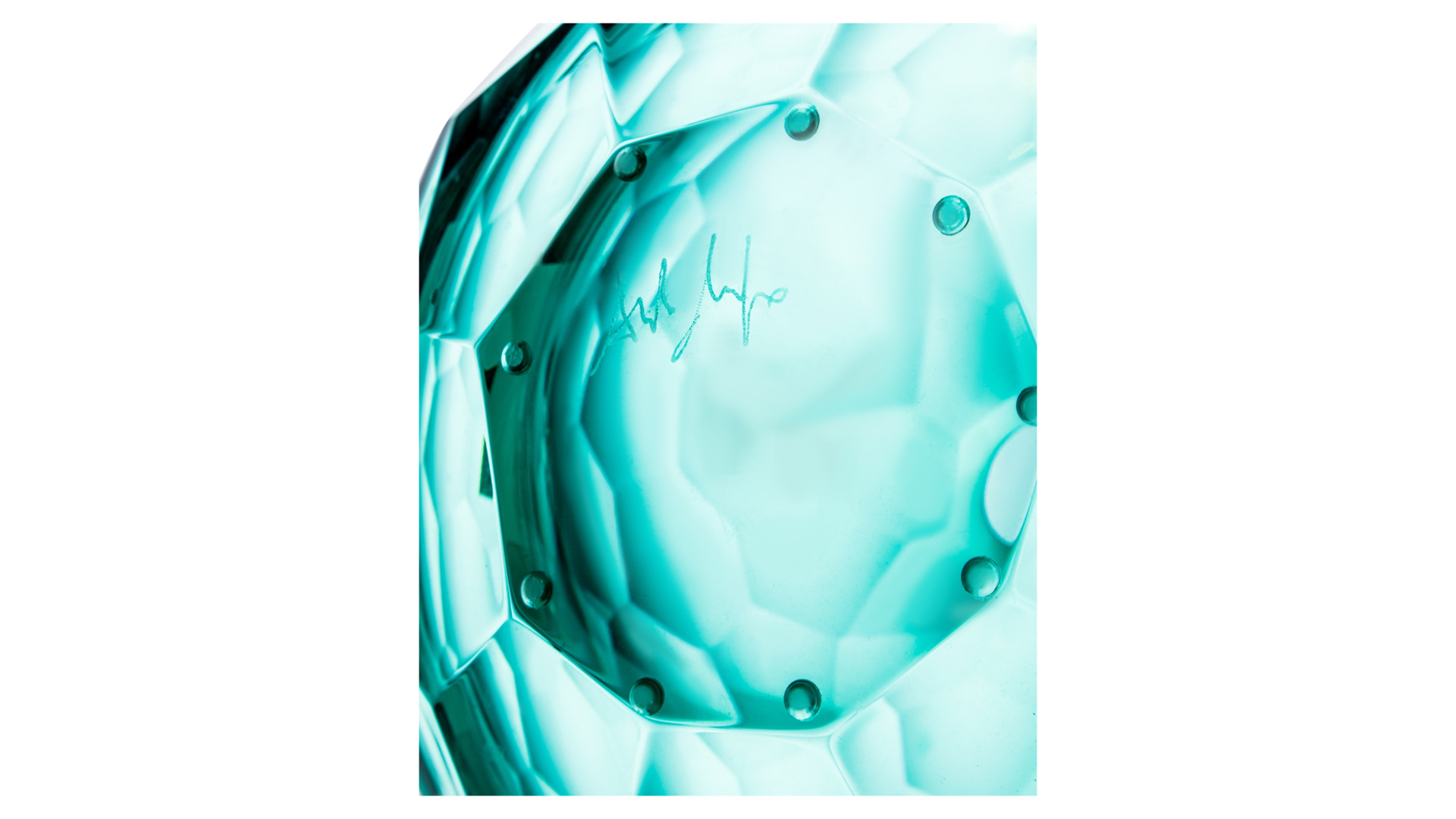 Ваза для цветов Alessandro Mandruzzato Сфера 30 см, зеленая, муранское стекло
