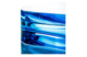 Ваза для цветов Alessandro Mandruzzato Олива 30 см, голубая, муранское стекло