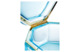 Шкатулка для ювелирных украшений Alessandro Mandruzzato 14x14x19 см, голубая, муранское стекло