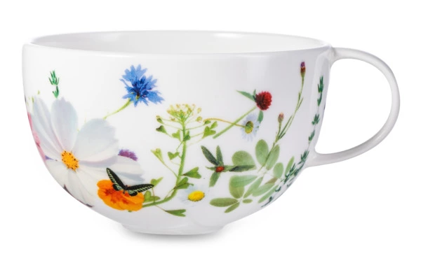 Чашка чайная с блюдцем Rosenthal Горный воздух 250 мл, фарфор костяной