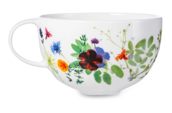 Чашка чайная с блюдцем Rosenthal Горный воздух 250 мл, фарфор костяной