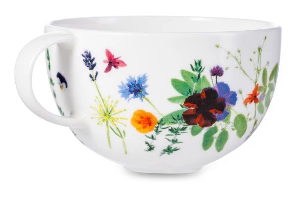 Чашка чайная с блюдцем Rosenthal Горный воздух 250 мл, фарфор костяной