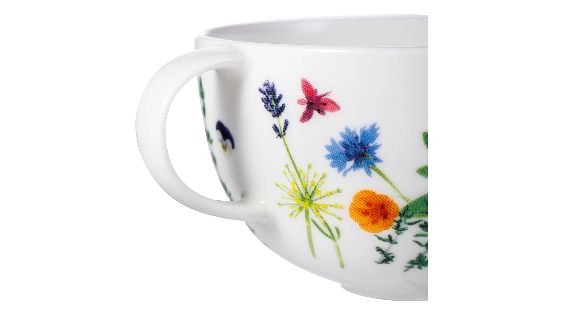 Чашка чайная с блюдцем Rosenthal Горный воздух 250 мл, фарфор костяной