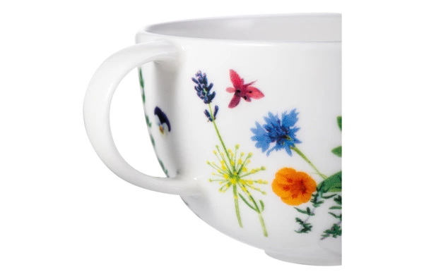 Чашка чайная с блюдцем Rosenthal Горный воздух 250 мл, фарфор костяной