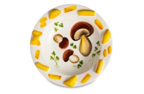 Салатник Edelweiss Паста и пицца 22х22х6 см, керамика