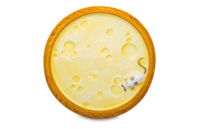 Блюдо круглое Edelweiss Сыр 23 см, керамика