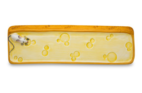 Блюдо прямоугольное Edelweiss Сыр 36х11 см, керамика