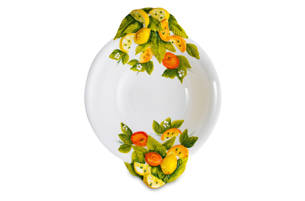 Салатник Edelweiss Лимоны и апельсины 31 см, керамика
