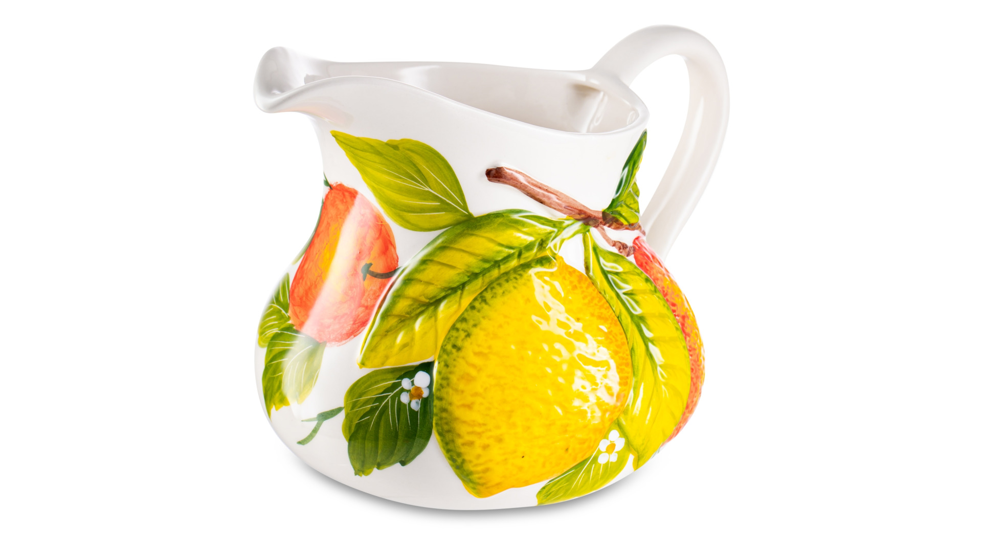 Кувшин Edelweiss Лимоны и апельсины 1,5 л, керамика