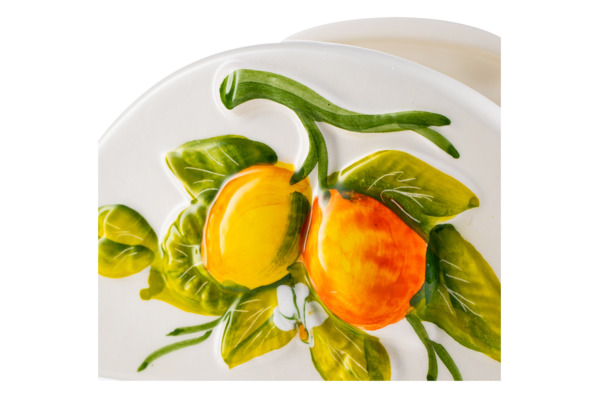 Салфетница Edelweiss Лимоны и апельсины 15х5 см, керамика