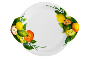 Тарелка обеденная Edelweiss Лимоны и апельсины 30 см, керамика
