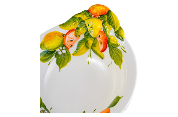 Салатник Edelweiss Лимоны и апельсины 21 см, керамика