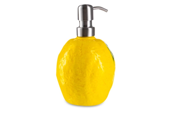 Диспенсер для мыла Edelweiss Лимоны и апельсины 10 см, h17 см,  керамика