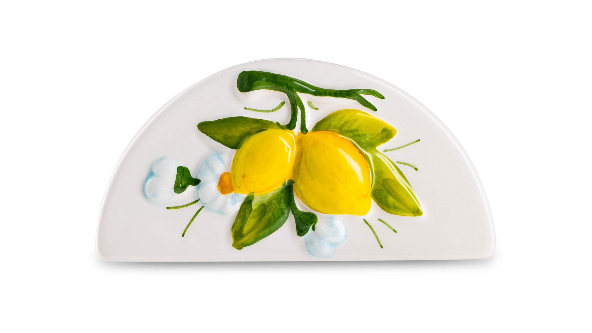 Салфетница Edelweiss Лимоны и цветы 15х5 см, керамика