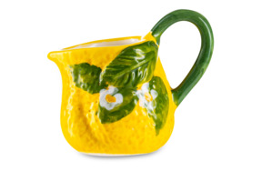 Молочник Edelweiss Лимоны и цветы 4 см, h7 см, керамика