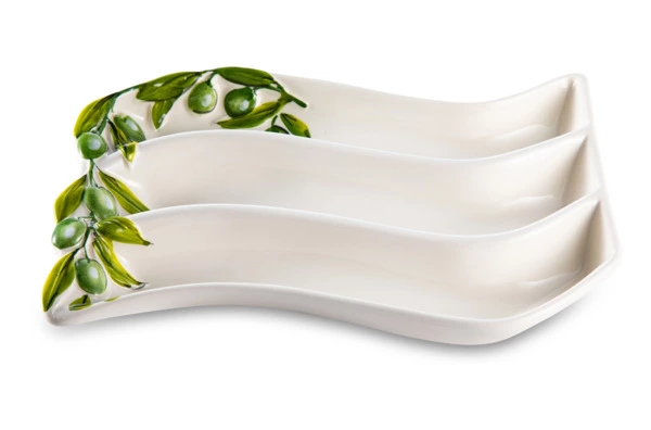 Менажница для оливок Edelweiss Оливки 27х21 см, керамика