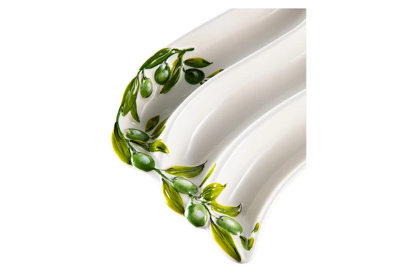 Менажница для оливок Edelweiss Оливки 27х21 см, керамика