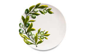 Тарелка закусочная Edelweiss Оливки 22 см, керамика