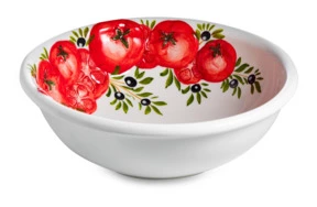 Салатник Edelweiss Томаты и оливки 30 см, керамика