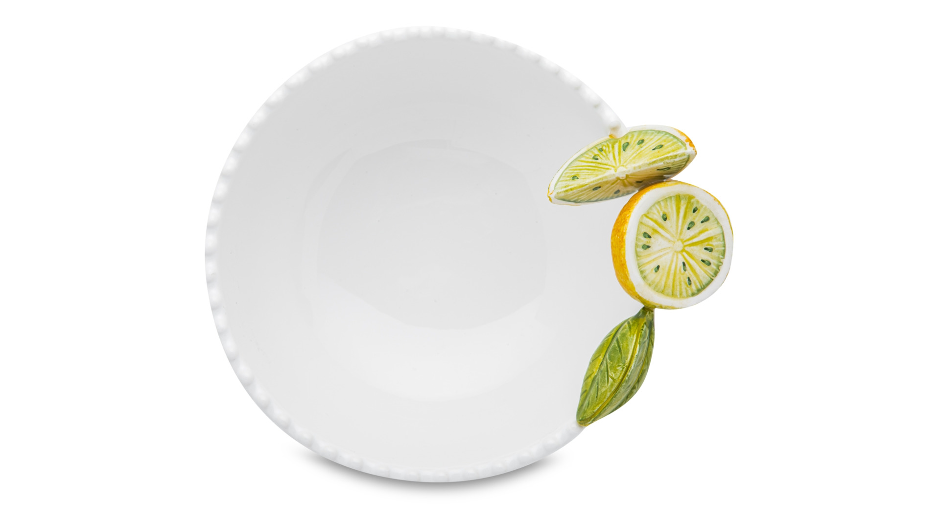 Салатник порционный Edelweiss Лимоны 18 см, h7 см, керамика