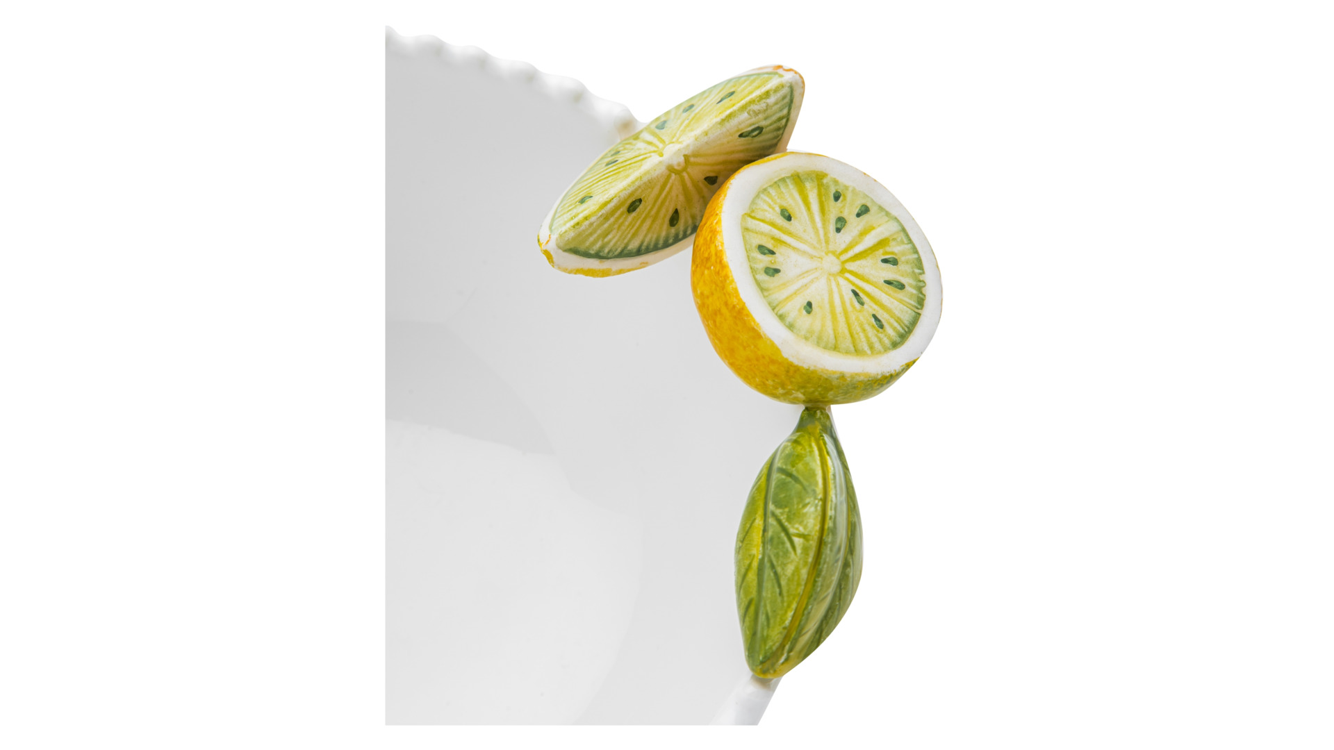 Салатник порционный Edelweiss Лимоны 18 см, h7 см, керамика