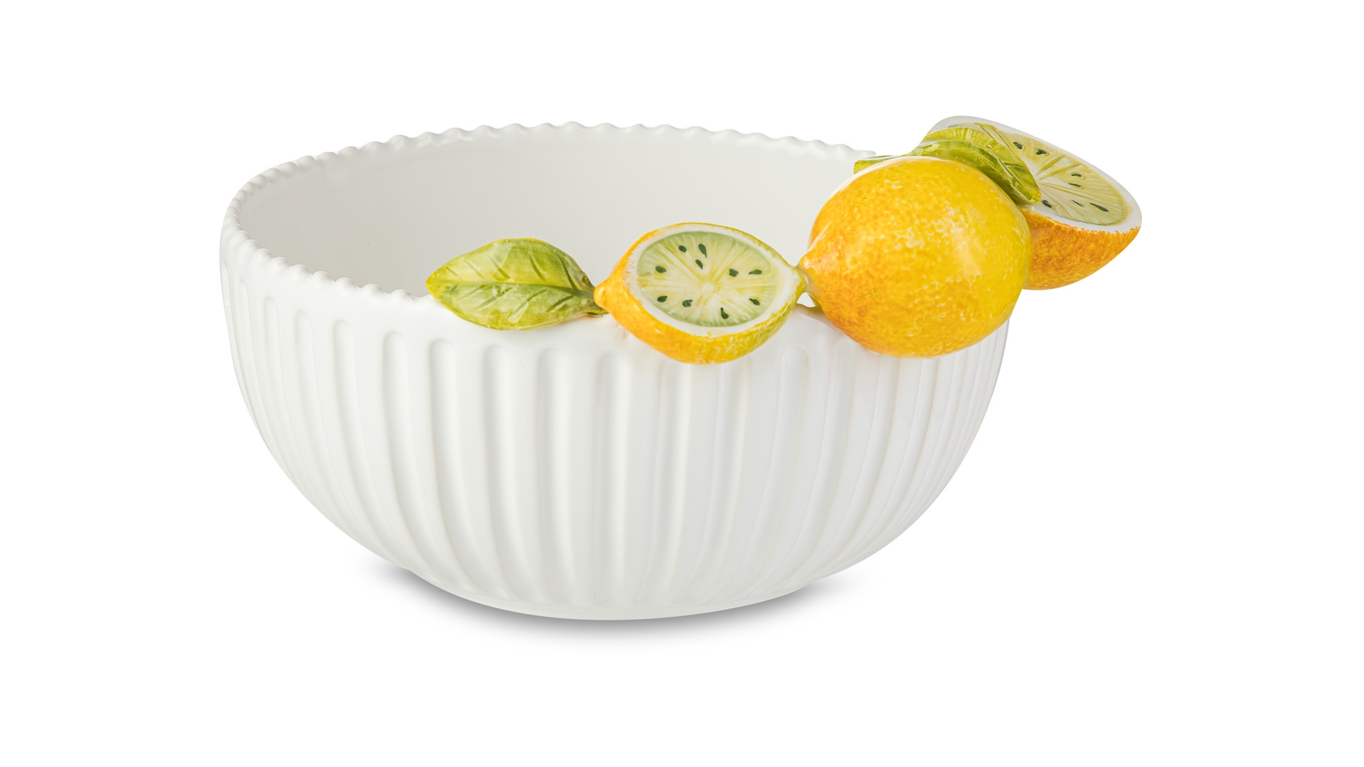 Салатник Edelweiss Лимоны 24 см, h11 см, керамика