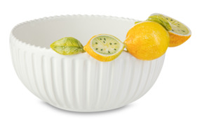Салатник Edelweiss Лимоны 24 см, h11 см, керамика