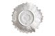 Блюдо круглое 3D Edelweiss Маргаритка 36х36 см, керамика, белое