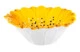 Салатник порционный 3D Edelweiss Маргаритка 16х16х5см, керамика, желтый