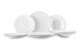 Сервиз столовый Narumi Воздушный белый на 4 персоны 12 предметов, фарфор костяной
