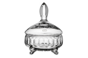 Конфетница с крышкой Cristal de Paris Ливерпуль 22 см, h25 см