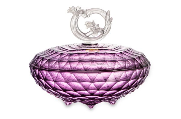 Конфетница Lefard muza Crystal, 12x12x4 см, с крышкой