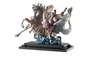 Фигурка Lladro Арион на морском коньке 30х77х62 см, фарфор, лимитированный выпуск