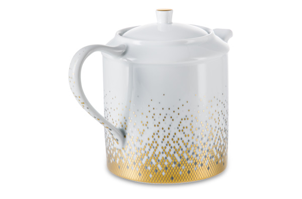 Сервиз чайный Haviland Дыхание золота Золотистый декор на 6 персон 21 предмет, фарфор
