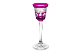 Рюмка для водки Cristal de Paris Мирей 60 мл, бордовая