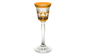 Рюмка для водки Cristal de Paris Мирей 60 мл, желтая