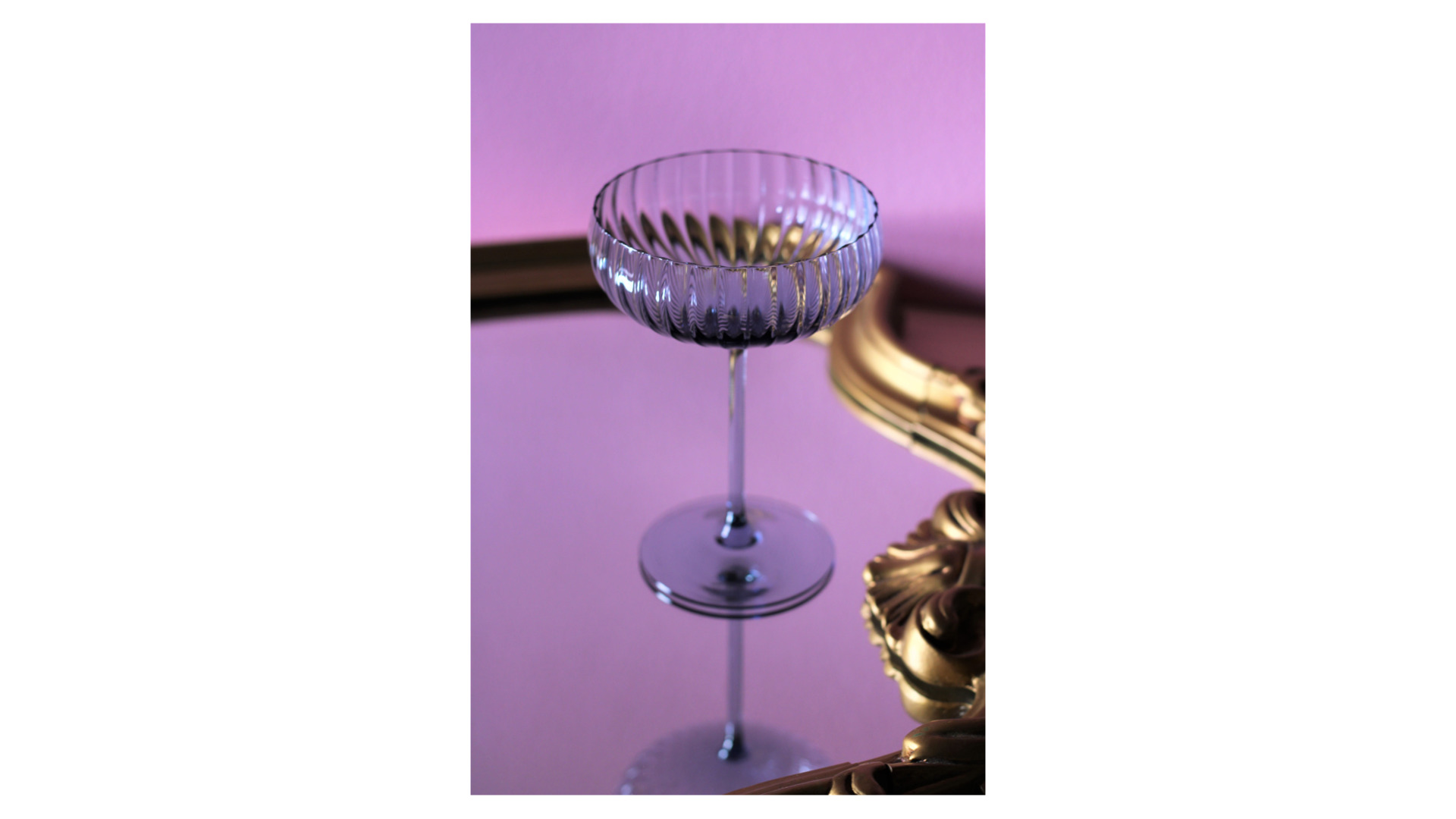 Креманка для шампанского Anna Von Lipa Лион 280 мл, стекло хрустальное, дымчатая