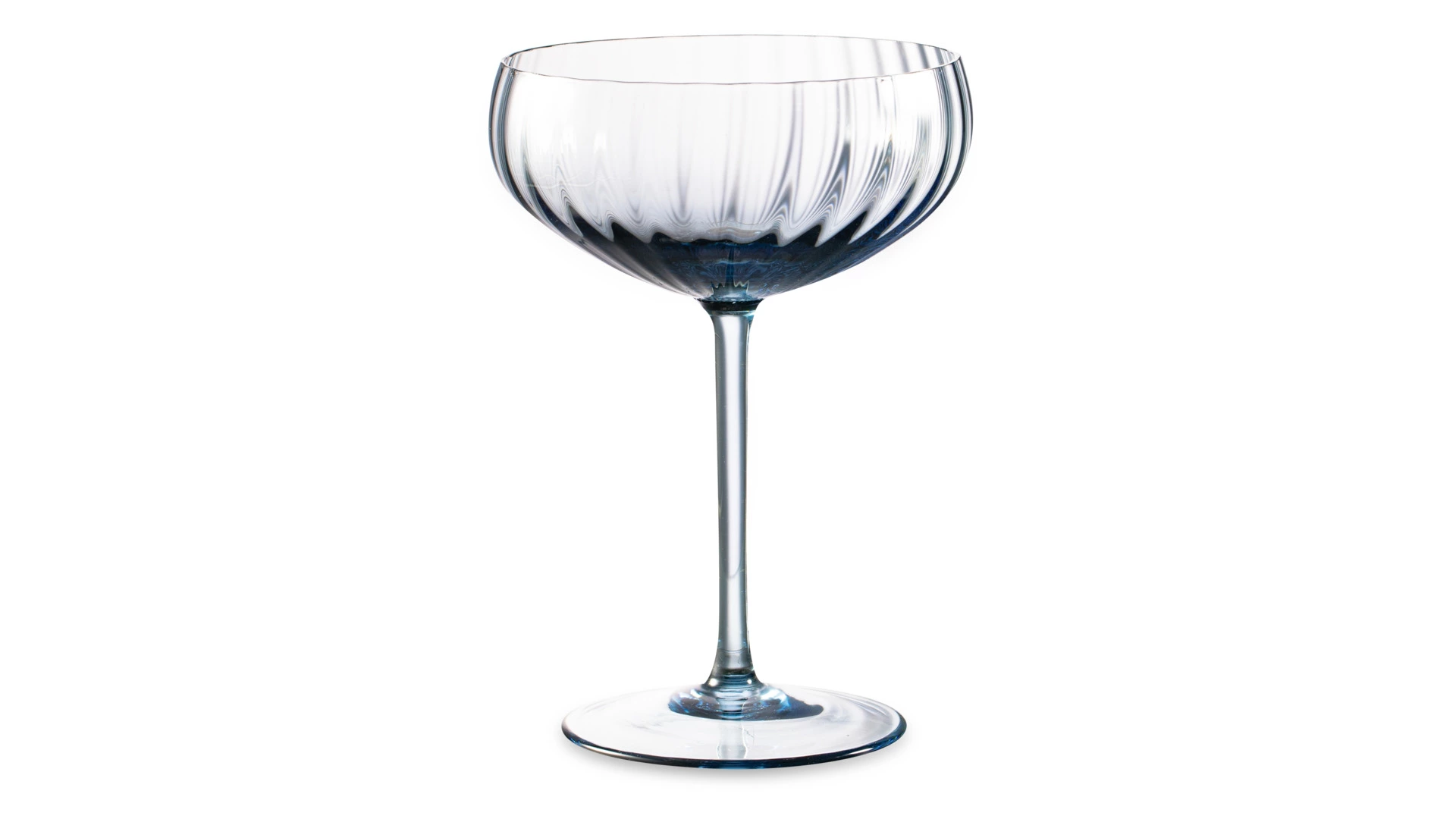 Набор креманок для шампанского Anna Von Lipa Лион 280 мл, 2 шт, стекло хрустальное, дымчатый