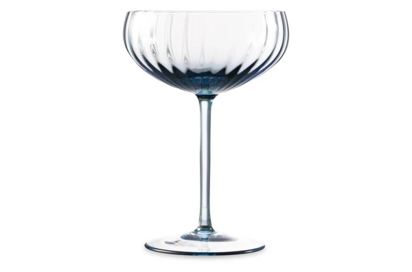 Набор креманок для шампанского Anna Von Lipa Лион 280 мл, 2 шт, стекло хрустальное, дымчатый