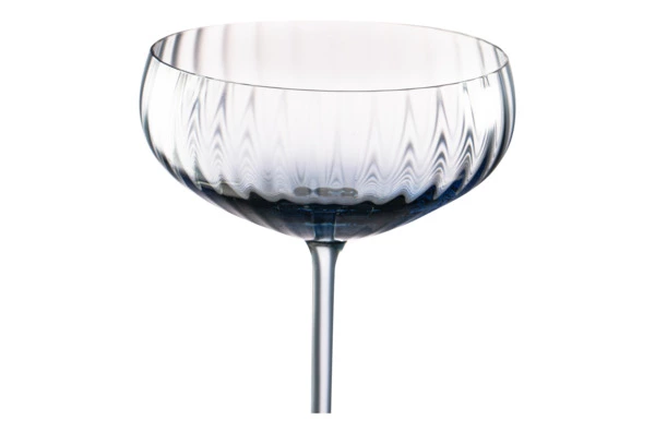 Набор креманок для шампанского Anna Von Lipa Лион 280 мл, 2 шт, стекло хрустальное, дымчатый