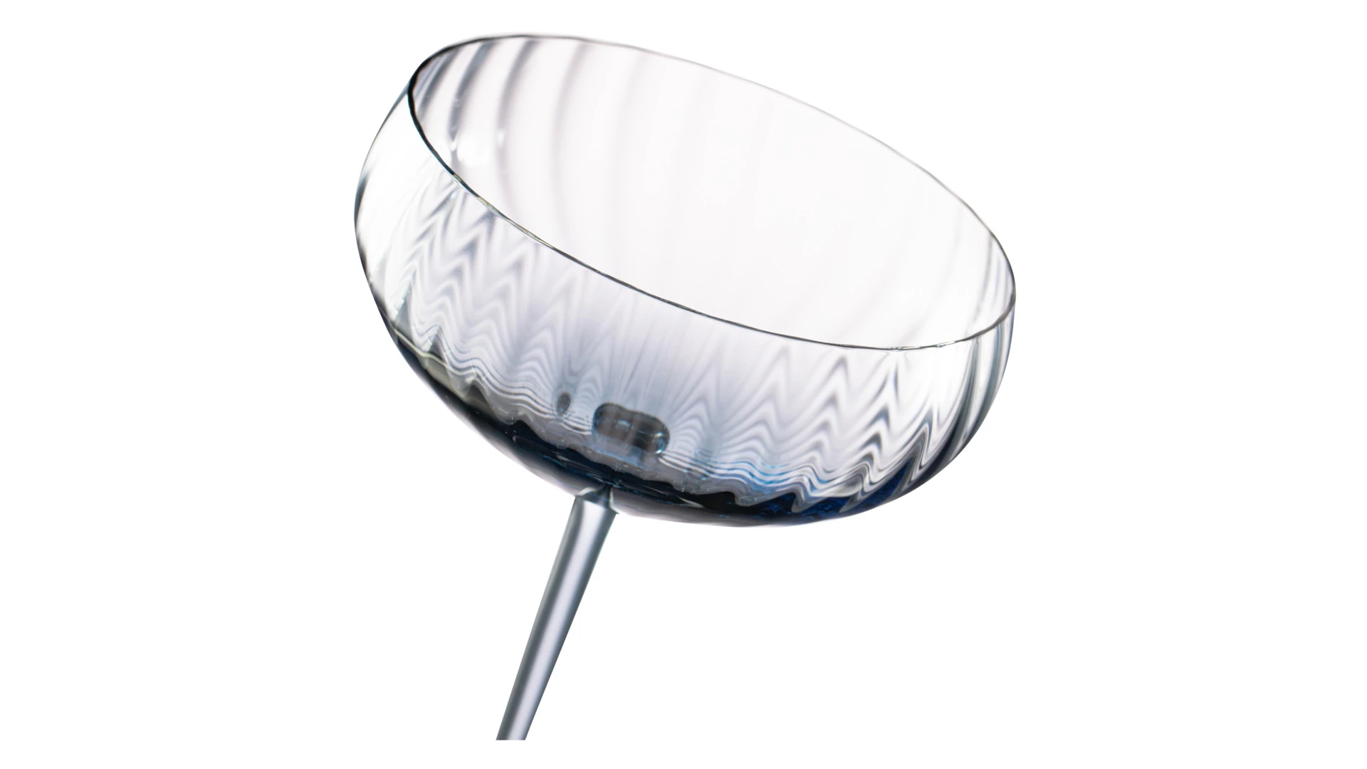 Набор креманок для шампанского Anna Von Lipa Лион 280 мл, 2 шт, стекло хрустальное, дымчатый