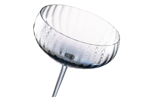 Набор креманок для шампанского Anna Von Lipa Лион 280 мл, 2 шт, стекло хрустальное, дымчатый