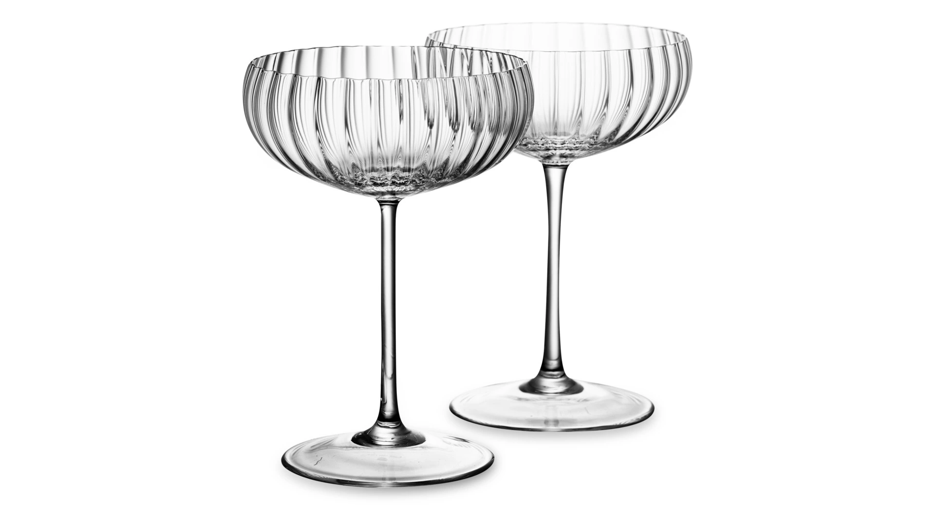 Набор креманок для шампанского Anna Von Lipa Лион 280 мл, 2 шт, стекло хрустальное