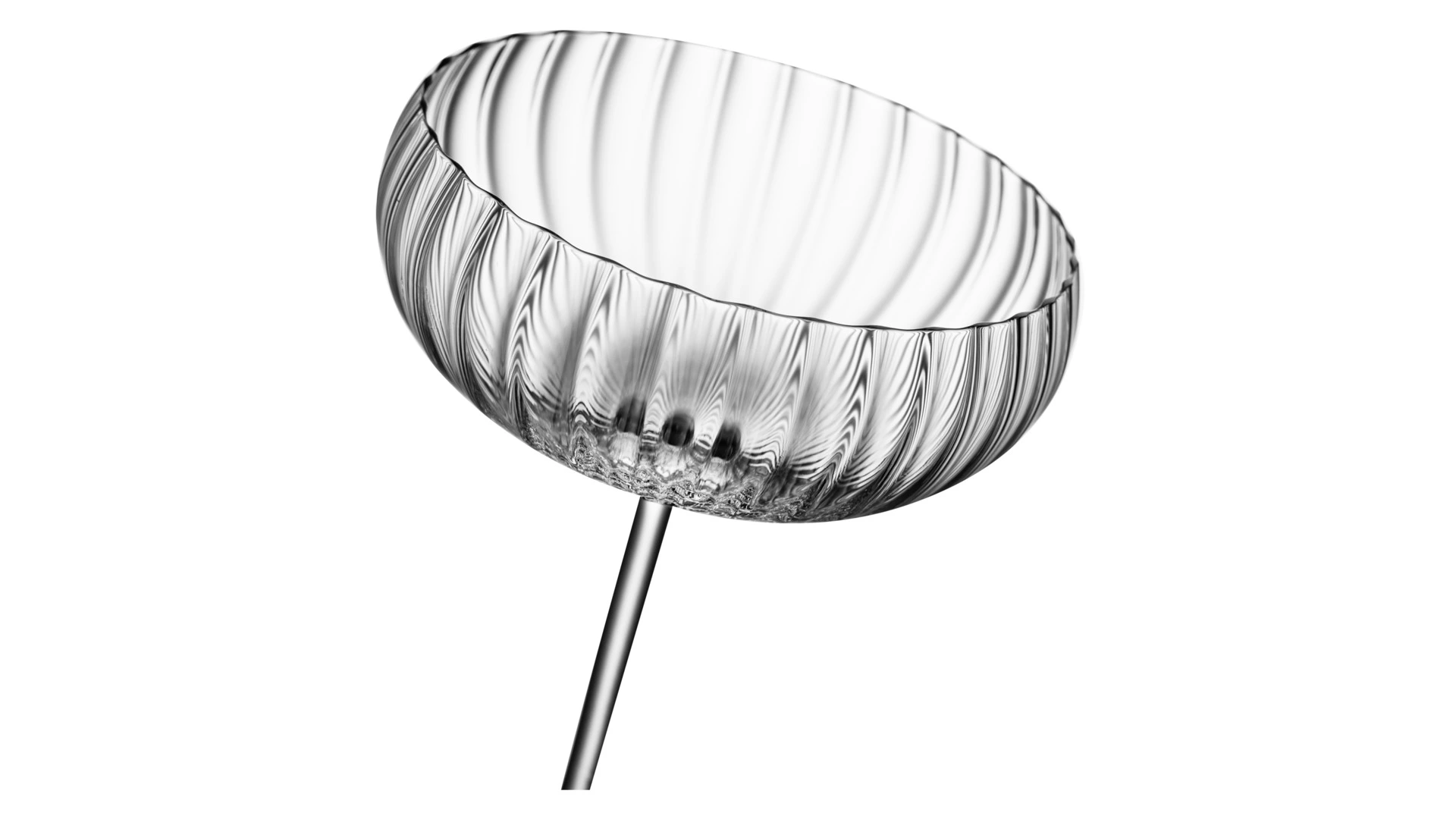 Набор креманок для шампанского Anna Von Lipa Лион 280 мл, 2 шт, стекло хрустальное