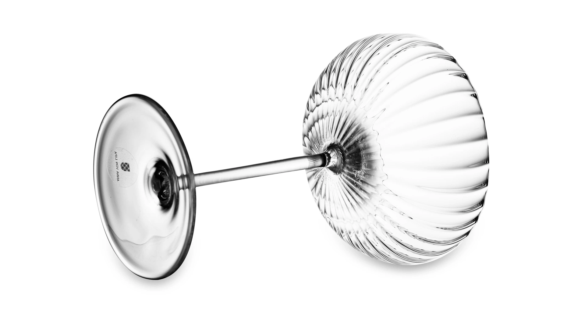 Набор креманок для шампанского Anna Von Lipa Лион 280 мл, 2 шт, стекло хрустальное