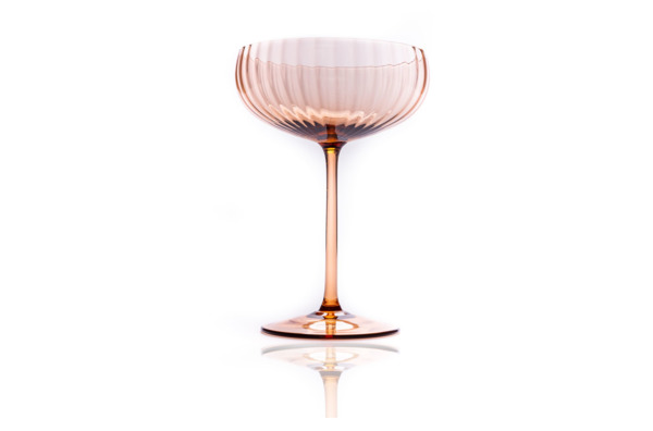 Набор креманок для шампанского Anna Von Lipa Лион 280 мл, 2 шт, стекло хрустальное, кофейный