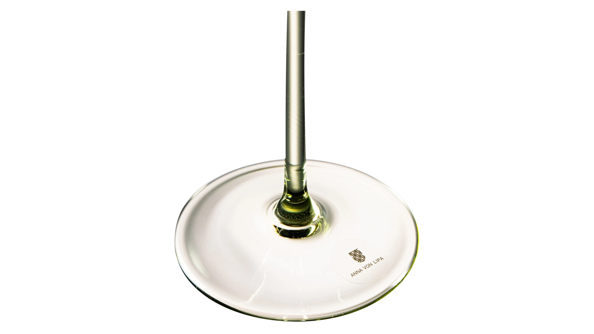 Набор креманок для шампанского Anna Von Lipa Лион 280 мл, 2 шт, стекло хрустальное, зеленый